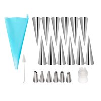 Bothyi - 21X Tubos De Forma De Cannoli Tubos Para Hornear Para Postres De Conos De Chocolate De Repostería