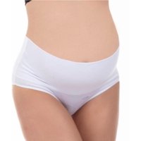 Calzón Cuadro Maternal Algodón Lady Genny Blanco S