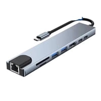 Hub - Adaptador 8 En 1 Usb-C Para Macbook Air M1/M2 - Hdmi 4K Y Más