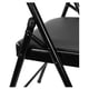 thumbnail image 5 of Silla Plegable Negra Alcochada, 5 of 5