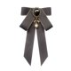 thumbnail image 5 of Pajarita Cinta Broche Bowknot Pajarita Regalo Collar Pin Para Camisa Uniforme Traje Gris, 5 of 5