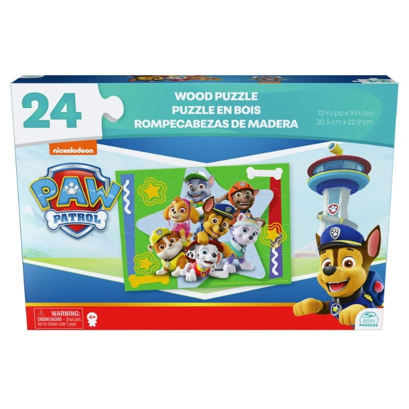 Puzzle Madera Paw Patrol 24 Piezas