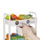 thumbnail image 3 of Carrito rodante Lainesia de 3 niveles con ruedas para cocina y baño, 3 of 8