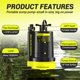 thumbnail image 3 of Bomba de sumidero PHLEX PRO 1/2HP sumergible 10060 L/h Verde, 3 of 8