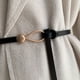 thumbnail image 2 of Vintage PU Leather No-Hole Knotted Belt - A Stylish Addition to Your Dress Wardrobe!, 2 of 4