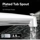 thumbnail image 2 of Cabezal de Bañera SUPPLYGIANT 18 cm 1/2" FIP con Desviador Cromo, 2 of 8
