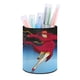 thumbnail image 1 of ¿Dónde en el Mundo Está Carmen Sandiego?-theme Cylinder Pen Holder Pencil Organizer with Flannel Lining PVC Leather Material Cardboard Base for study work 10*8CM, 1 of 6