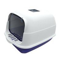 Ioensy - Caja De Arena Para Gatos Con Capucha Inodoro Para Gatos Cerrado Bandeja De Arena Para Gatos Extraíble Azul Duradero