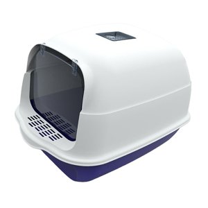 Ioensy - Caja De Arena Para Gatos Con Capucha Inodoro Para Gatos Cerrado Bandeja De Arena Para Gatos Extraíble Azul Duradero