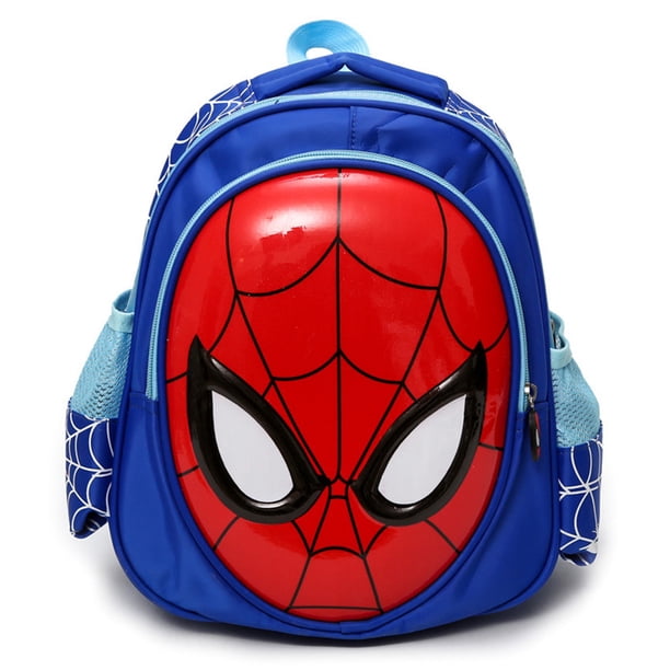 Disney Children's School Bag Kindergarten Boy Marvel Spider-man Backpack Large Class Bag Boy Cute Travel Lightweight Backpack