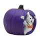 thumbnail image 3 of Estatua De Calabaza De Halloween, Decoración De Halloween Para Centro De Mesa, Escritorio, Entrada, Fantasma Morado, 3 of 5