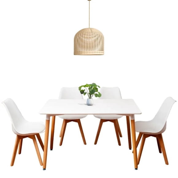 Comedor 4 sillas Blanco modelo Alberta