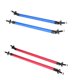 thumbnail image 1 of 4 Piezas Coche Ajustable Viento Divisor Parachoques Barbilla Labio Varilla Soporte Rojo + Azul, 1 of 3