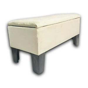 Muebles Hvm - Banqueta Baul Hvm Beige Felpa