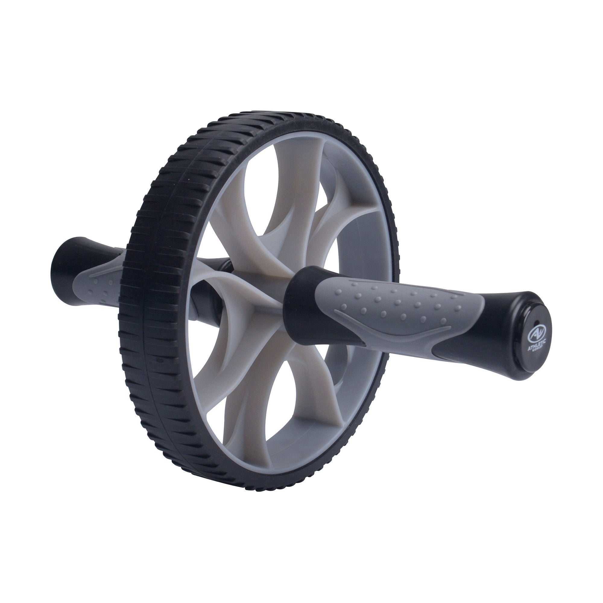 Accesorio fitness rueda de ejercicios Negra/gris