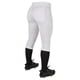 thumbnail image 2 of Pantalón de softball CHAMPRO Tournament Traditional de talle bajo blanco, 2 of 6