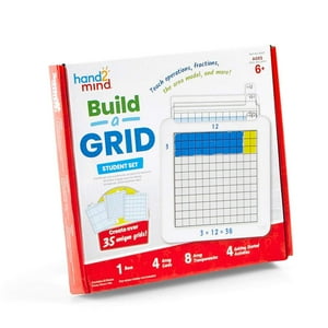 Math Manipulatives Hand2Mind Build-A-Grid Para Tercer Grado (Juego De 1)
