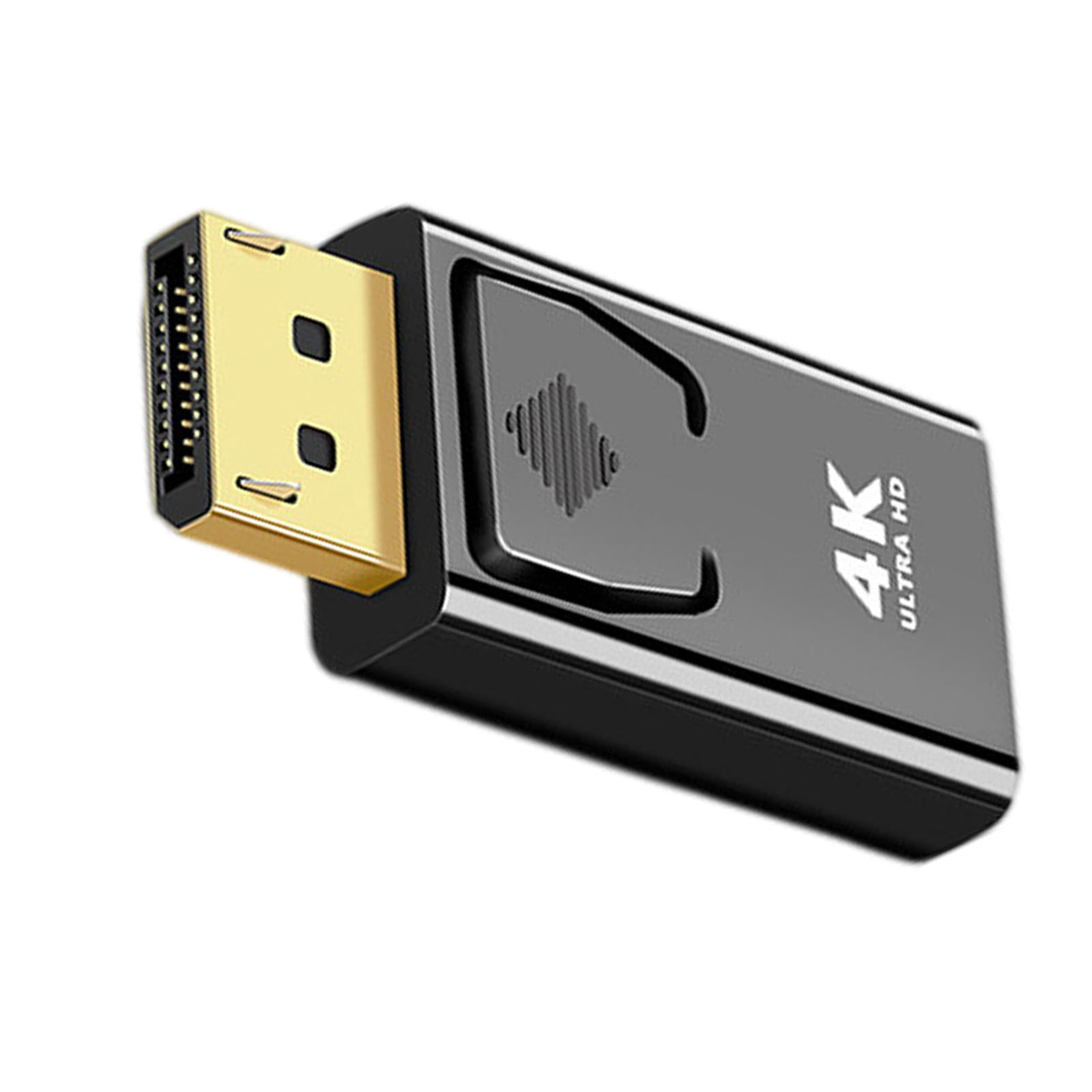 Magideal - Adaptador A Chapado En Oro Convertidor De Audio Y Video De Alta Velocidad Adaptador Dp A ( ) Para Pc Portátil Sin 4k