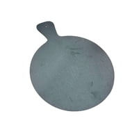 Oem - Tabla Cocktail Aperitivo Piedra Pizarra Mango Redonda Peq