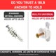 thumbnail image 5 of Anclajes para tablaroca Bullfix Universal 6 unidades - Uso intensivo, 5 of 9