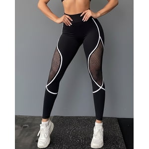 Flix Spa - Calza Deportiva Mujer Push Up Con Malla Transpirable