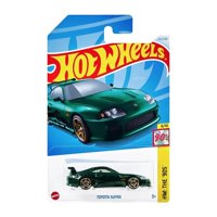 Vehículo Fundido Hot Wheels Toyota Supra A Escala 1:64 Verde
