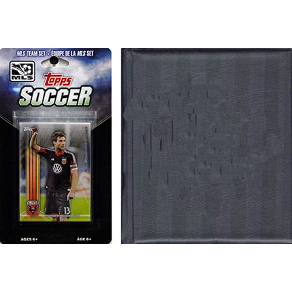 Set de tarjetas y álbum de almacenamiento C&I Collectables MLS D.C. United