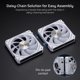 thumbnail image 2 of Ventilador PC Case LTC CF-121D, 120 mm, 5 V, 3 pines ARGB, 4 pines PWM, paquete de 3, 2 of 7