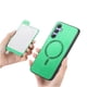 thumbnail image 3 of Funda Magnética Para Samsung Galaxy A54 Con Billetera Y Anillo Protector Resistente Verde, 3 of 6