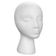 thumbnail image 1 of Cabeza de maniquí femenina, soporte para postizo, cabeza de exhibición de peluca, exhibición de maniquí de espuma suave para centro comercial, barberí, 1 of 5