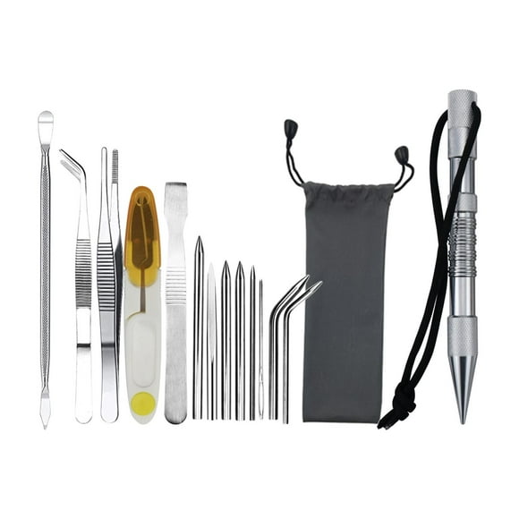 Paracord FID Set Cordón Con Bolsa De Terciopelo Para Bricolaje Cuerdas Pulsera Manualidades Herramienta 13 Piezas