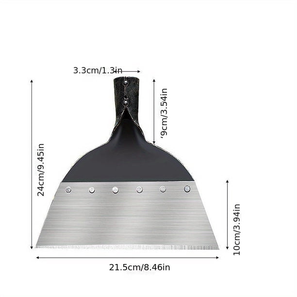 1 Set, Outdoor Garden Cleaning Shovel Multi-functional Steel Flat Shovel Ice Shovel Wall Pigsty Cleaning Shovel Farm Weeding Tool