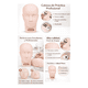thumbnail image 3 of Cabeza Técnica De Práctica Para Pestañas Y Cejas, 3 of 3