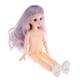 thumbnail image 4 of 28cm Ball Jointed Girl Doll Body DIY Cabello Rizado Púrpura Con Flequillo, 4 of 5