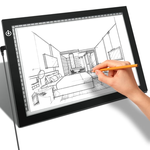 Mesa de luz LED para calcar DigitPro A4 con brillo ajustable por USB