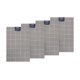 thumbnail image 4 of Pack 4 Individuales de mesa Nautica Home 45x30cm gris a cuadros, 4 of 5