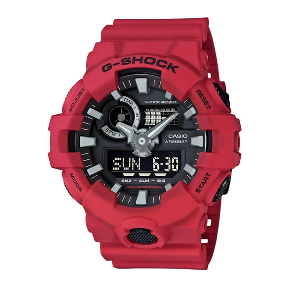Reloj G-SHOCK GA-700-4ADR Resina Hombre Rojo rojo
