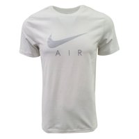 Camiseta Nike Swoosh Air Metallic Graphic Para Hombre - Blanca/Plateada
