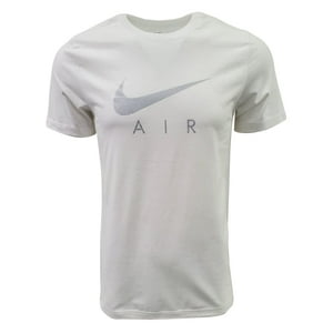 Camiseta Nike Swoosh Air Metallic Graphic Para Hombre - Blanca/Plateada
