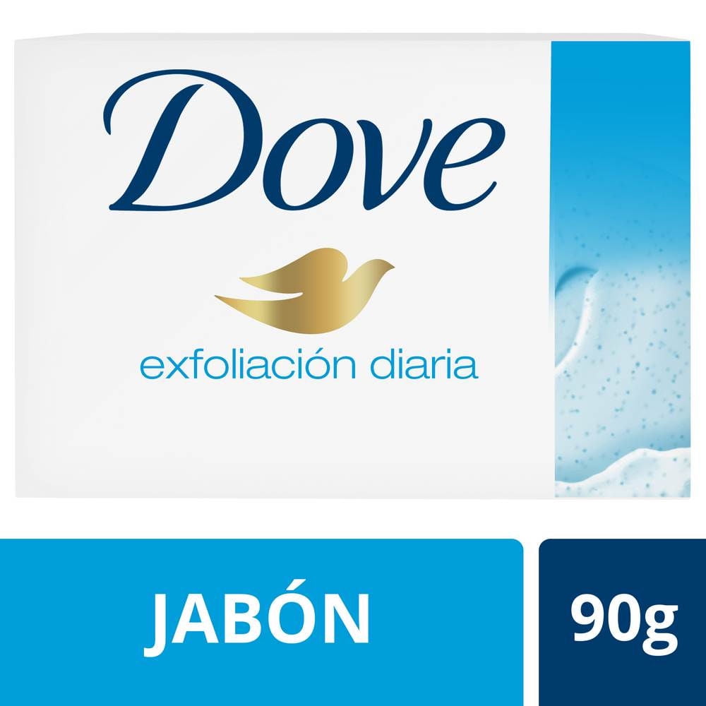 Jabón En Barra Exfoliación Diaria 90 g Dove
