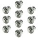 thumbnail image 1 of 10x Cristal Diamante Puerta Perilla Cajón Cómoda Tirador Manija Gabinete Hardware 20 mm, 1 of 5