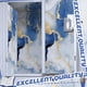 thumbnail image 5 of Papel tapiz magnético Gosodeny 30 cm azul y mármol dorado – paquete de 6, 5 of 7