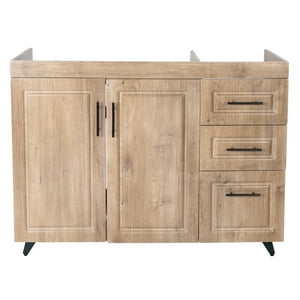 Domsa - Mueble Base De Cocina Nogal Cajón Derecho 98X49X90 Cm (No Incluye Cubierta)