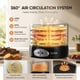 thumbnail image 4 of Deshidratador de alimentos OSTBA 420 W con temporizador de 48 h y 5 bandejas, 4 of 8