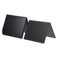 Bothyi - 12 Uds. Letreros De Etiqueta De Número De Mensaje, Letreros De Mesa Reutilizables Para Números De Mesa De Panadería, Color Negro