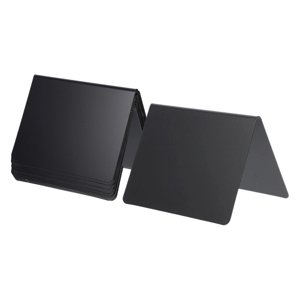 Bothyi - 12 Uds. Letreros De Etiqueta De Número De Mensaje, Letreros De Mesa Reutilizables Para Números De Mesa De Panadería, Color Negro