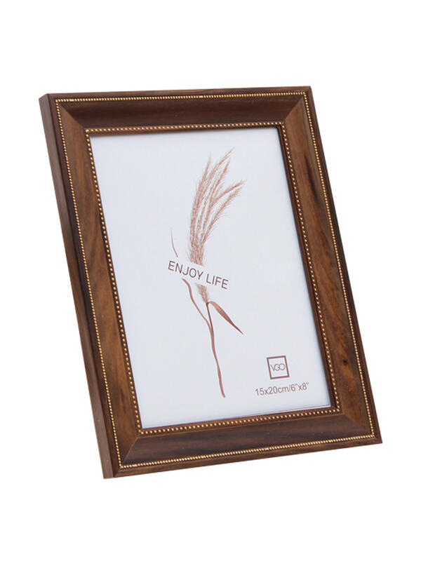 Vgo - Marco 10X15 Madera Con Detalle Puntitos