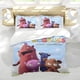 thumbnail image 5 of Los Cuddlies Conjunto de sábanas temático, trío de piezas, cómodo y amigable con la piel, diseño único, regalo de decoración para el hogar para familiares, amigos y fans,135cm *200cm, 5 of 6