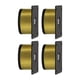 thumbnail image 2 of 4x Muebles Soportes Patas Salón Muebles Hardware Cama Muebles Pie Aureate 5x3cm, 2 of 5