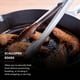 thumbnail image 2 of Pinzas KitchenAid de acero inoxidable con bordes festoneados de 18 cm, color plateado, 2 of 3
